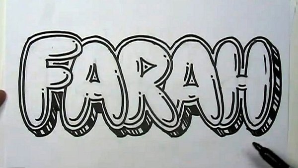 Граффити на бумаге