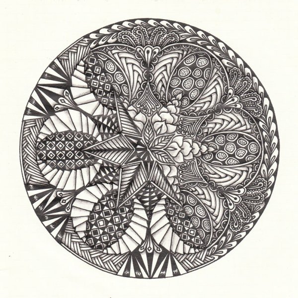 Узоры гелевой ручкой