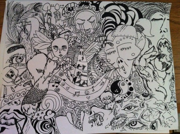 Психоделические раскраски