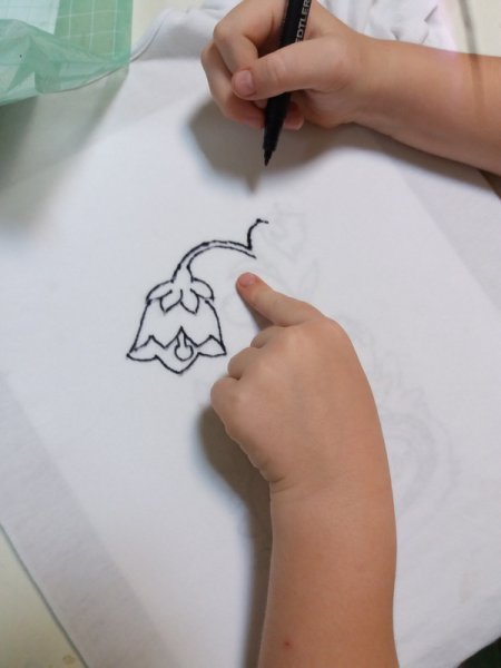 Рисунки маркерами с черной обводкой