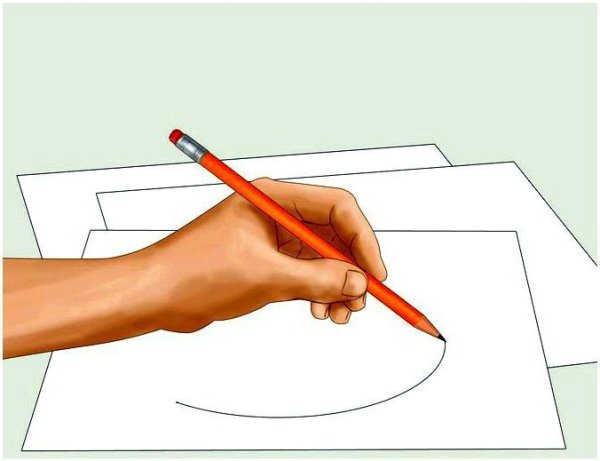 Обводка в кружок карандашом