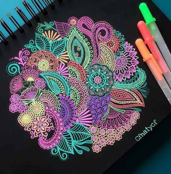 Зентангл океан