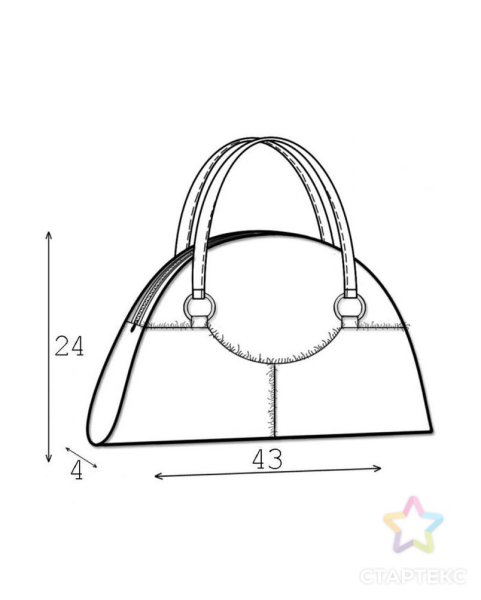 Сумка Хобо Prada выкройки