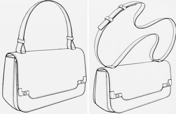 Технический эскиз сумки