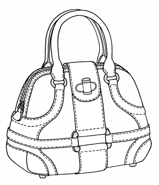 Раскраска сумка