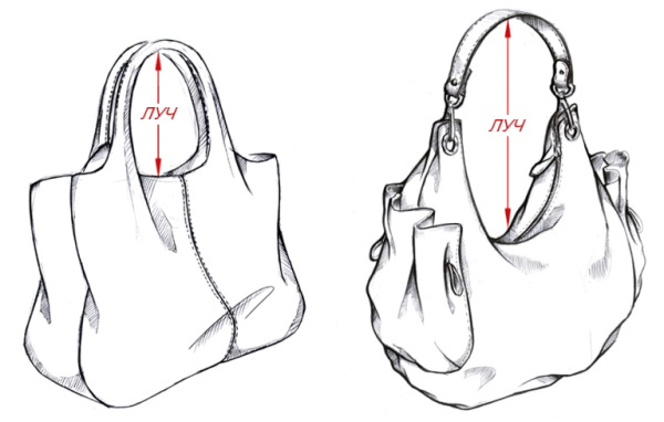 Эскиз сумки шоппера