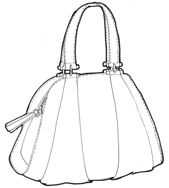 Сумка трафарет