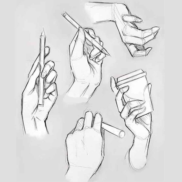 Рисунки для срисовки руки