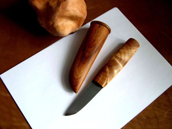 Сувель ясеня на рукоять ножа