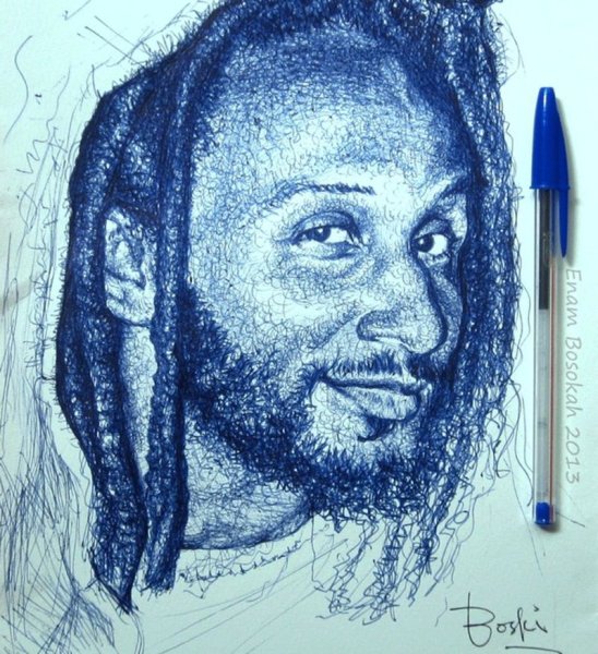 Рисование шариковой ручкой