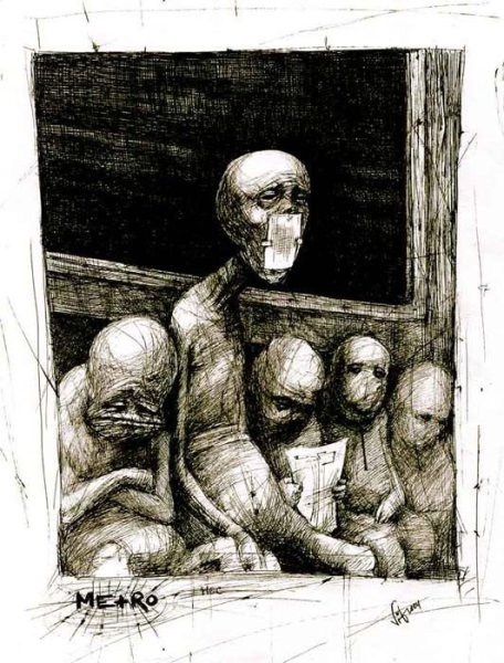 Рисунки людей больных шизофренией