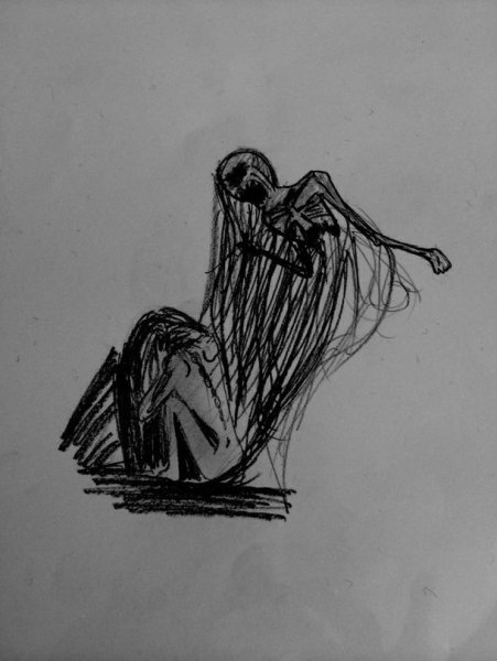 Рисунки для скетчбука суицид