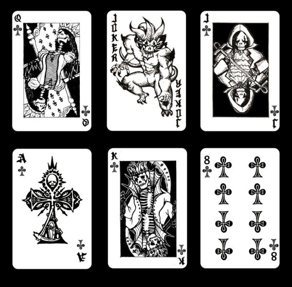 Игральные карты" playing Cards Готика", 54 карты