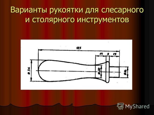 Толкушка на токарном станке чертеж