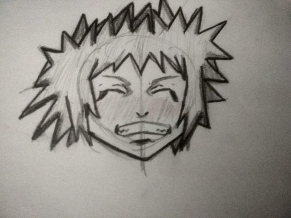 Рисунки гелевой ручкой аниме