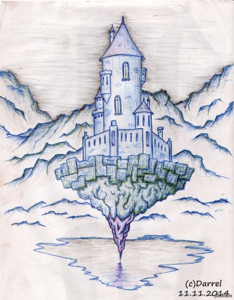 Набоков облако озеро башня иллюстрации