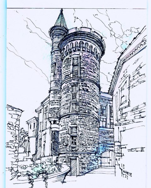 Стиль рисования башни