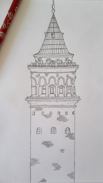 Башня эскиз