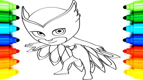 Раскраска фломастеры