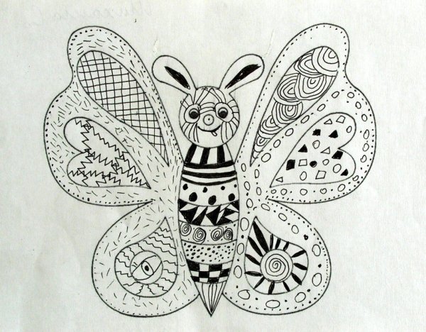 Рисование маркерами антистресс