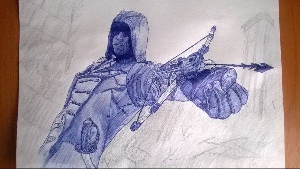 Рисунки ручкой игры