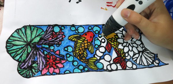 Картины 3d ручкой