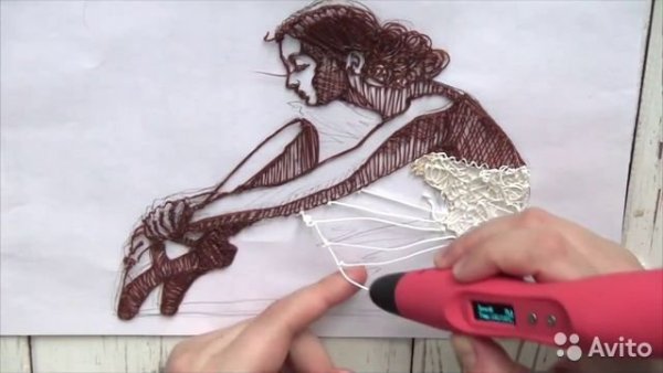 Картины 3д ручкой