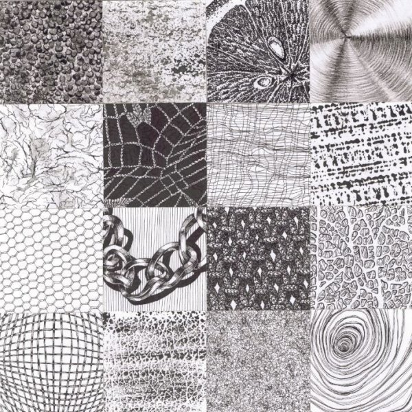 Фактура карандашом