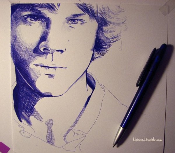 Сэм Винчестер скетч