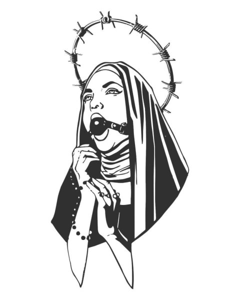 Тату монашки эскизы