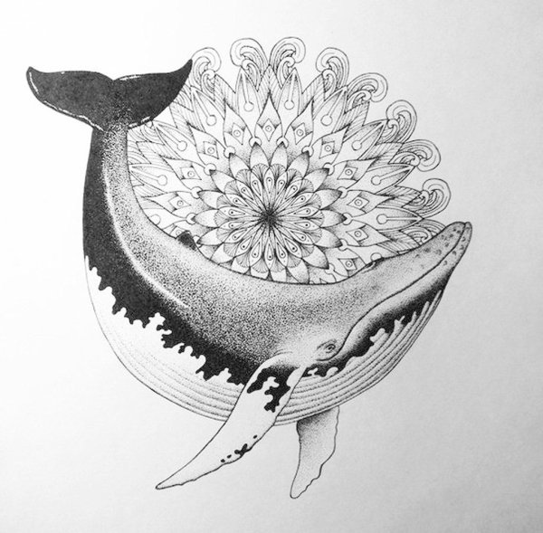 Кит стилизация