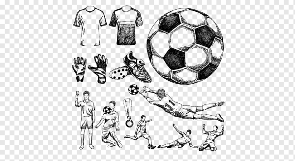 Графические иллюстрации футбол