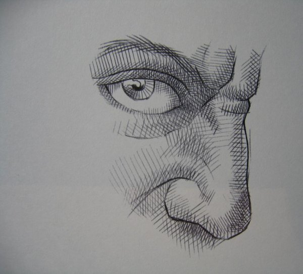 Рисунки лица карандашом легкие