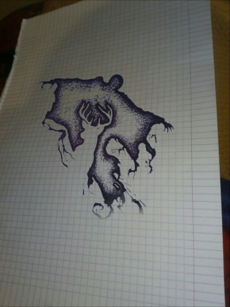 Рисунки ручкой Гарри Поттер