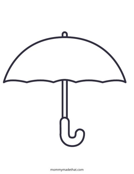 Зонт рисунок