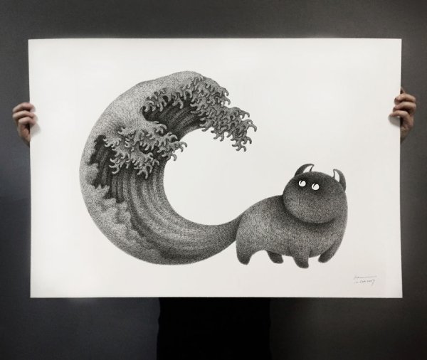 Художник Камвей Фонг (Kamwei Fong, псевдоним бо)