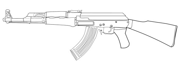 Оружие КС го раскраска АК 47