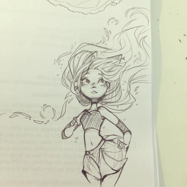 Наброски для скетчбука