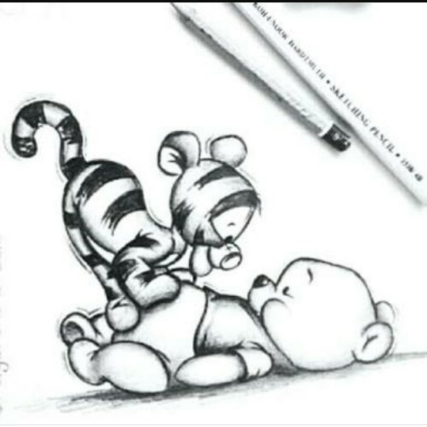 Прикольные рисунки карандашом про любовь