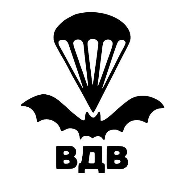 Наклейка ВДВ летучая мышь на машину