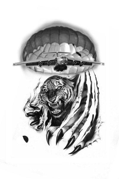 Тату ВДВ эскизы