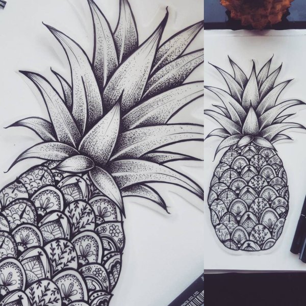 Ананас Графика