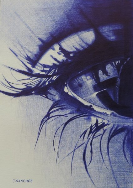 Арты шариковой ручкой