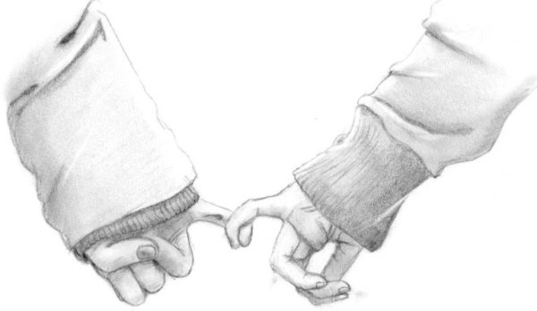 Дружба рисунок карандашом