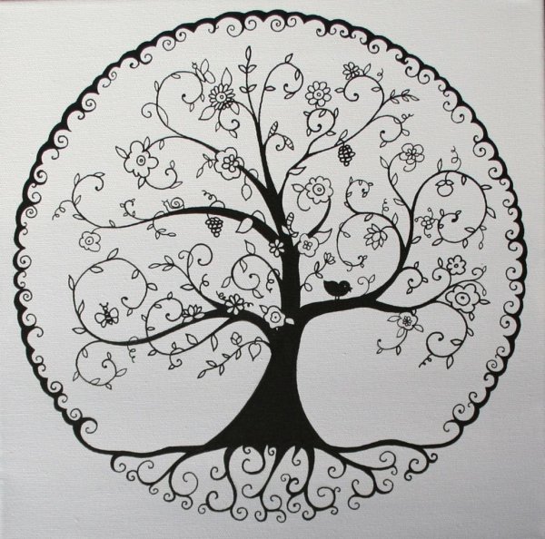"Tree of Life" ("дерево жизни") by degree