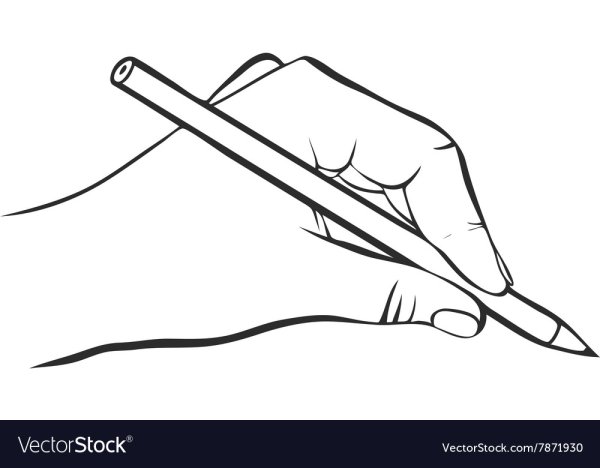 Рука с ручкой