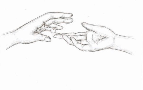 Рисунки для срисовки руки