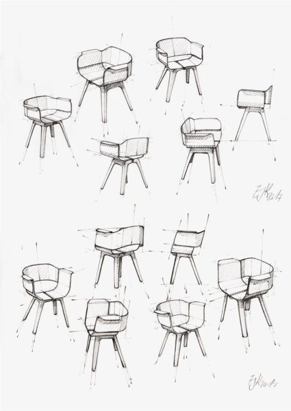 Эскиз стула
