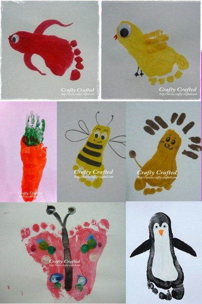 Отпечатки детских ног