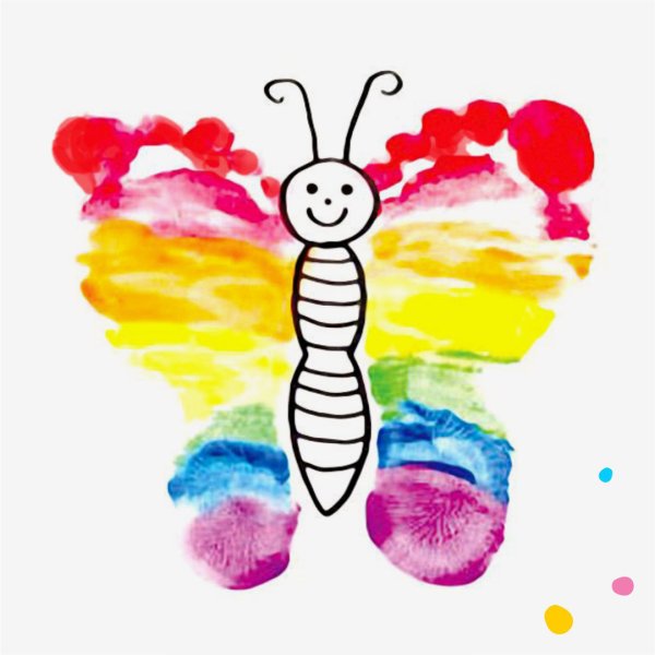 Отпечаток детской руки и ноги вектор